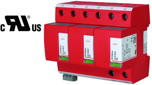 Dehn Coordinated Lightning current arrester type 1 bloc M