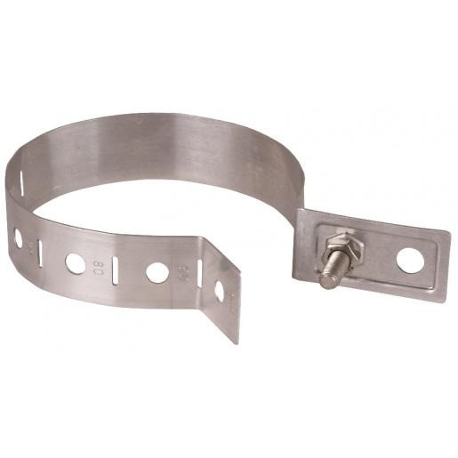 Dehn Downpipe clamp 60-100MM al with connection bore D 10.5MM