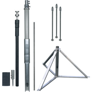 Dehn Hvi con.D 20MM cu W.supp.tube L 3200MM air-term.rod L 1000MM A.TR