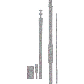 Dehn Hvi conductor D 23MM cu W.support.tube L 4700MM A.air-term.rod L 2