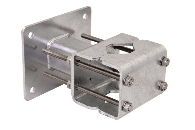 Dehn Mast Attachment HDG steel for wall mounting for masts D40-100MM