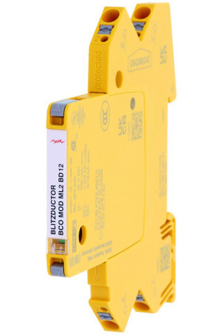 Dehn Modular Combined arrester for 1 pair blitzductorconnect W. fault indic