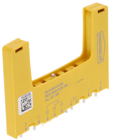 Dehn PCB-Mounted 2-pole base for blitzductorconnect prot. modules