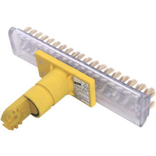 Dehn Rectangular brush 250x55mm W.gear coupl.F.DRY cleaning kit MS-36KV