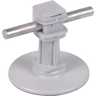 Dehn Roof conductor holder dehnsnap H 36MM grey with adhesive pad D 67MM F.