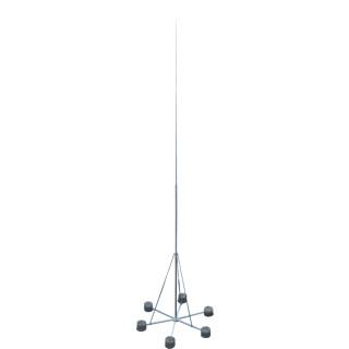 Dehn Self-supp.air-term.rod D 60/10MM L 10M al W.six-legged supp.R 1200M