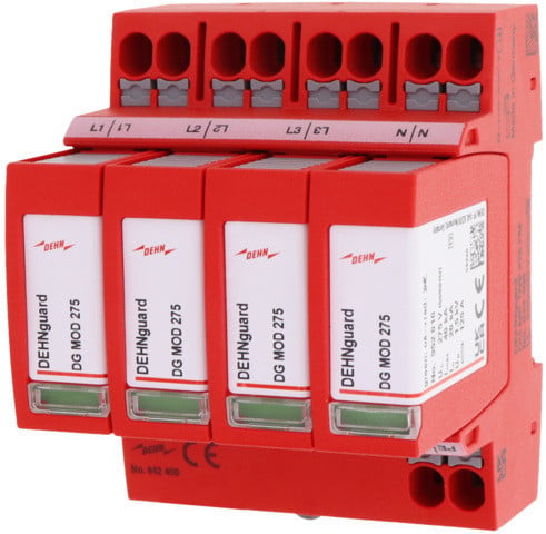Dehn Surge Arrester type 2+3 guard MP 4-pole uc 275V for TN-S systems