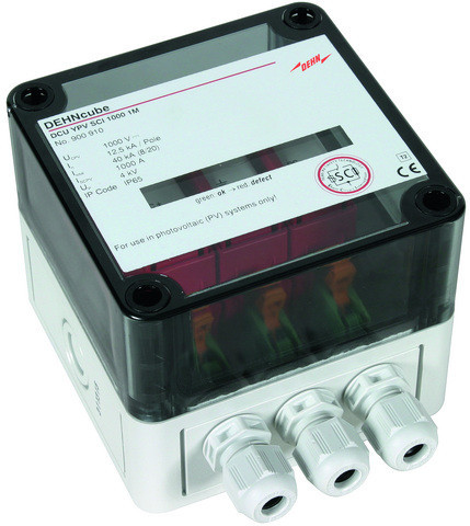Dehn Surge Arrester type 2 cube in ip65 enclosure F. PV systems 1MPP at