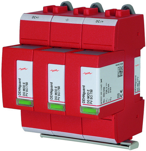 Dehn Surge Arrester type 2 guard me multipole F. PV SYST. up to 1500V D