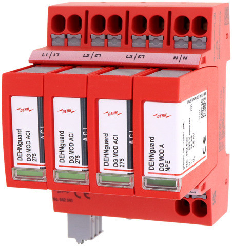 Dehn Surge Arrester type 2 guard MP 4-pole uc 275V for TT and TNS syste