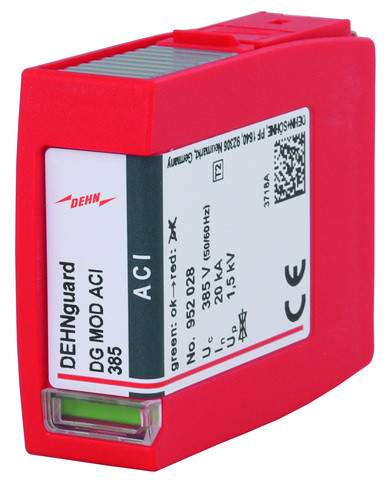 Dehn Surge Arrester type 2 switch / spark gap protection module F. guar