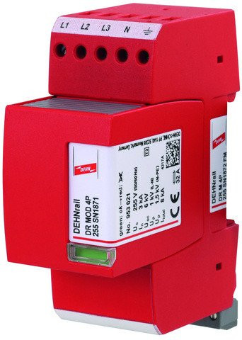 Dehn Surge arrester type 3 dehnrail M 4-pole 255V F.industry electronics