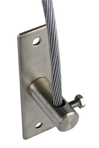 Dehn Tensioning Block for RD 8MM STST with 2 fixing holes D 10.5MM