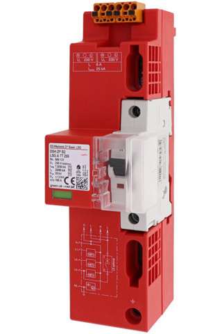 Dehn Type 1+2+3 comb. arr. shield ZP + LS basic 2 LSG for TT and TN-S S