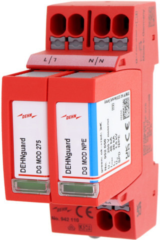 Dehn Type 2+3 surge arrester guard MP single-phase uc 275V TT+TN-S SYST