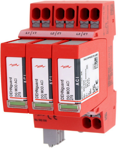 Dehn Type 2 surge arrester guard MP 4-pole uc 275V for TN-C systems