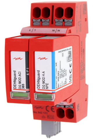 Dehn Type 2 surge arrester guard MP FM single-phase uc 385V TT+TN-S SYS