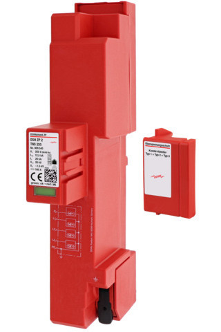 Dehn Type1+2+3 Combined arrester shield ZP 2 for TN-S systems
