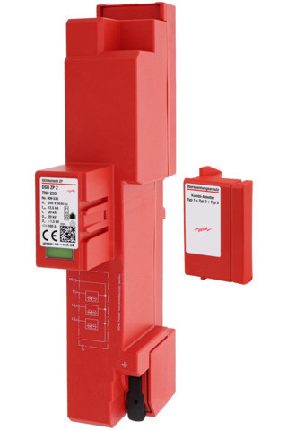 Dehn Type1+2+3 Combined arrester shield ZP 2 for TNC systems