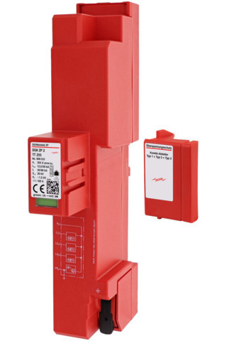 Dehn Type1+2+3 Combined arrester shield ZP 2 for TT and TN-S-systems