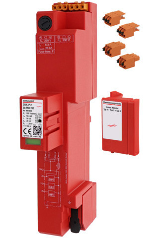 Dehn Type1+2+3 Combined arrester shield ZP 2 SG for TNC systems