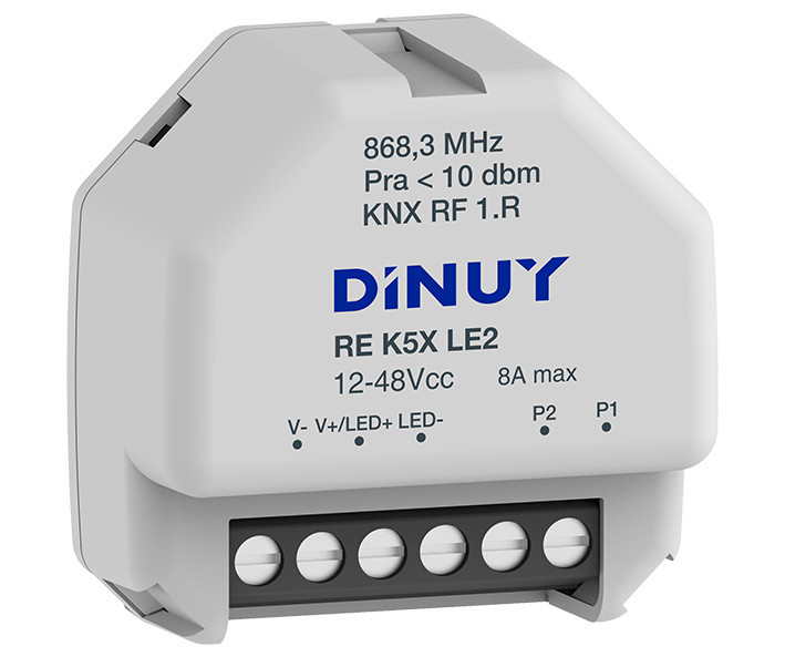 Dinuy K5X KNX dimmer 12-48VDC voor led strips