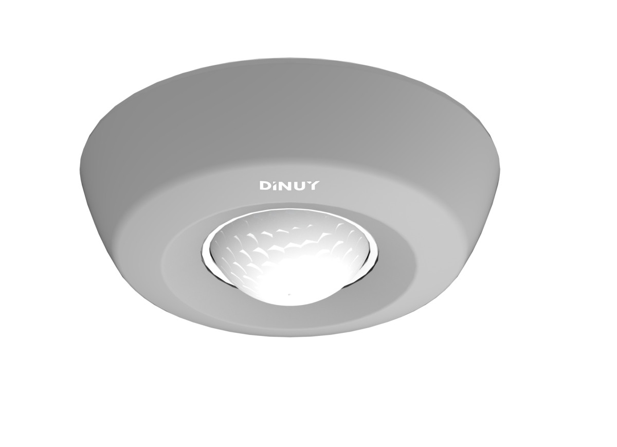 Dinuy KNX – Twisted Pair (KNX-PT) KNX bewegingsdetector 360D voor plafond opbouw grijs