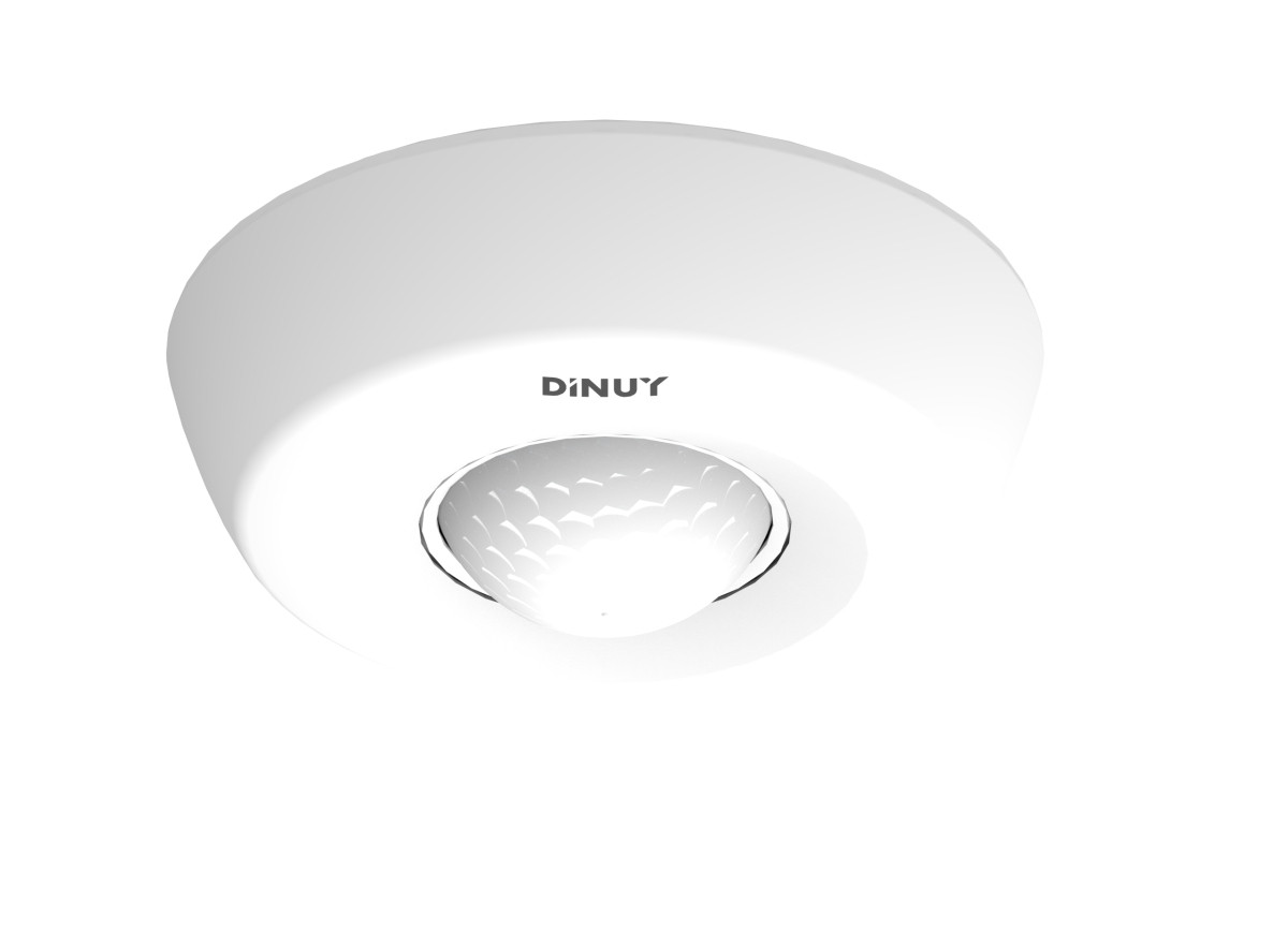 Dinuy KNX – Twisted Pair (KNX-PT) KNX bewegingsdetector 360D voor plafond opbouw wit