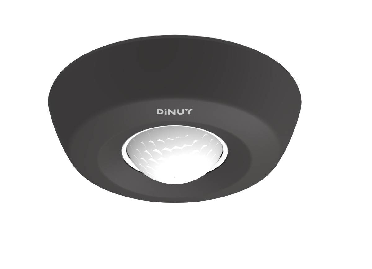 Dinuy KNX – Twisted Pair (KNX-PT) KNX bewegingsdetector 360D voor plafond opbouw zwart