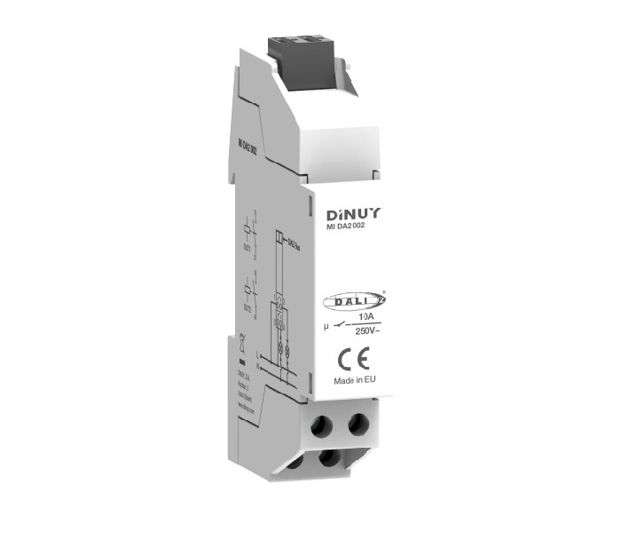 Dinuy MI 2-kanaals schakelactor 10a met dali-2 input