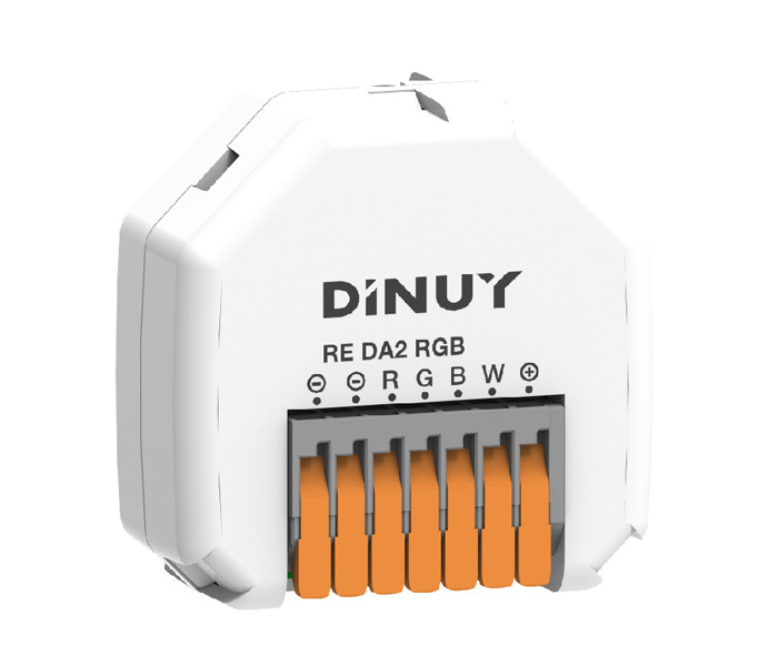 Dinuy RE RGBW led strip dimmer met dali-2 ingang