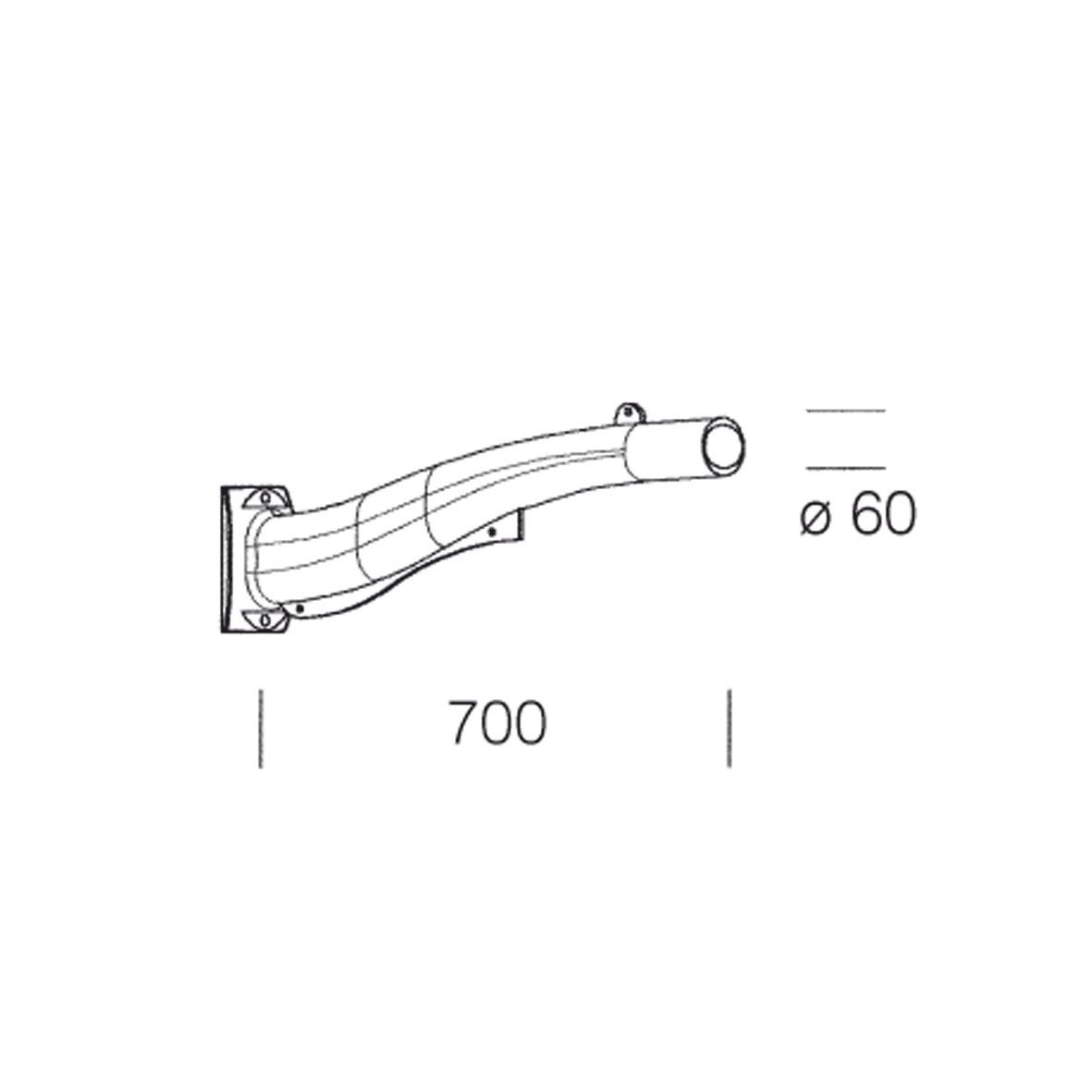 Disano UITHOUDE 210 Sector arm