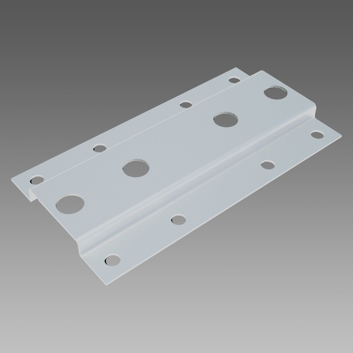 Disano Accessoires 2292 verbindingsplaat zilver staal