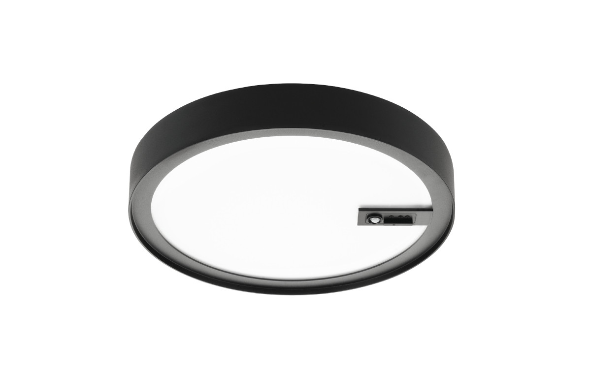 Disc 290 zwart 1900LM 3000K ra>80 connect