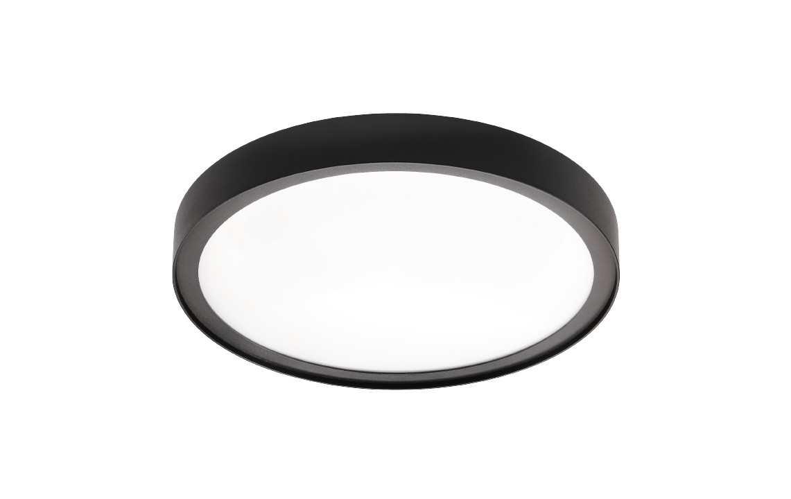 Disc 360 zwart 2430LM 3000K ra>80 fase afsnijding