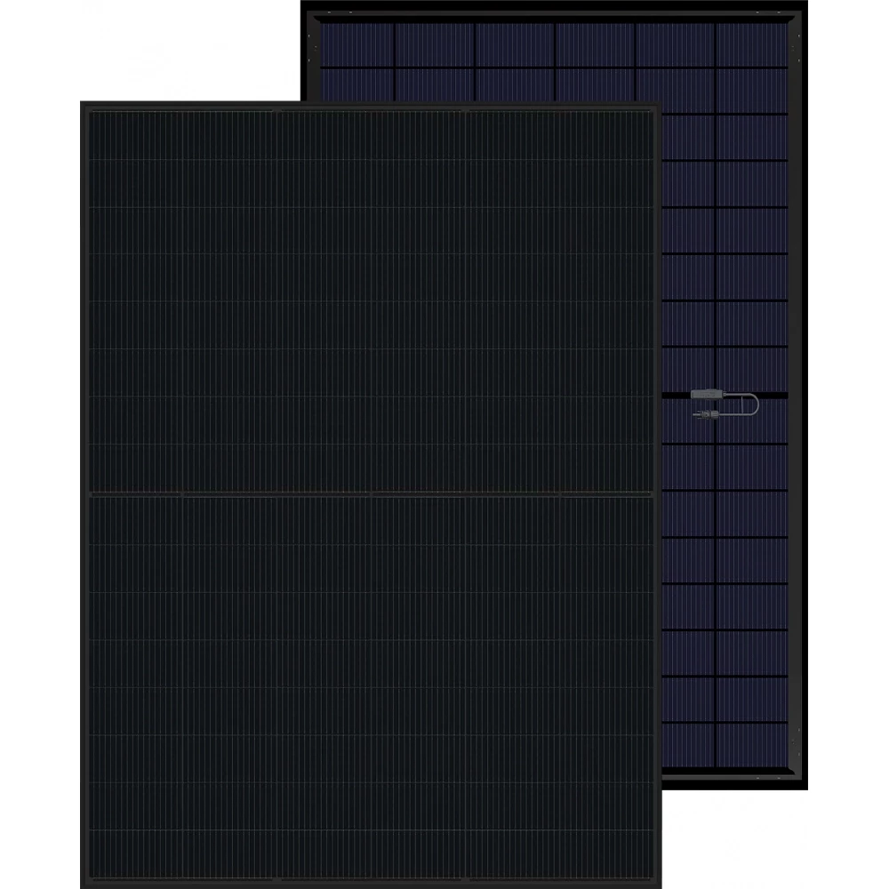 Dmegc Zonnepaneel 455WP mono full black N-type glass/glass 2.0MM bifacial HC 30MM met MC4-evo 2a connector (per stuk)