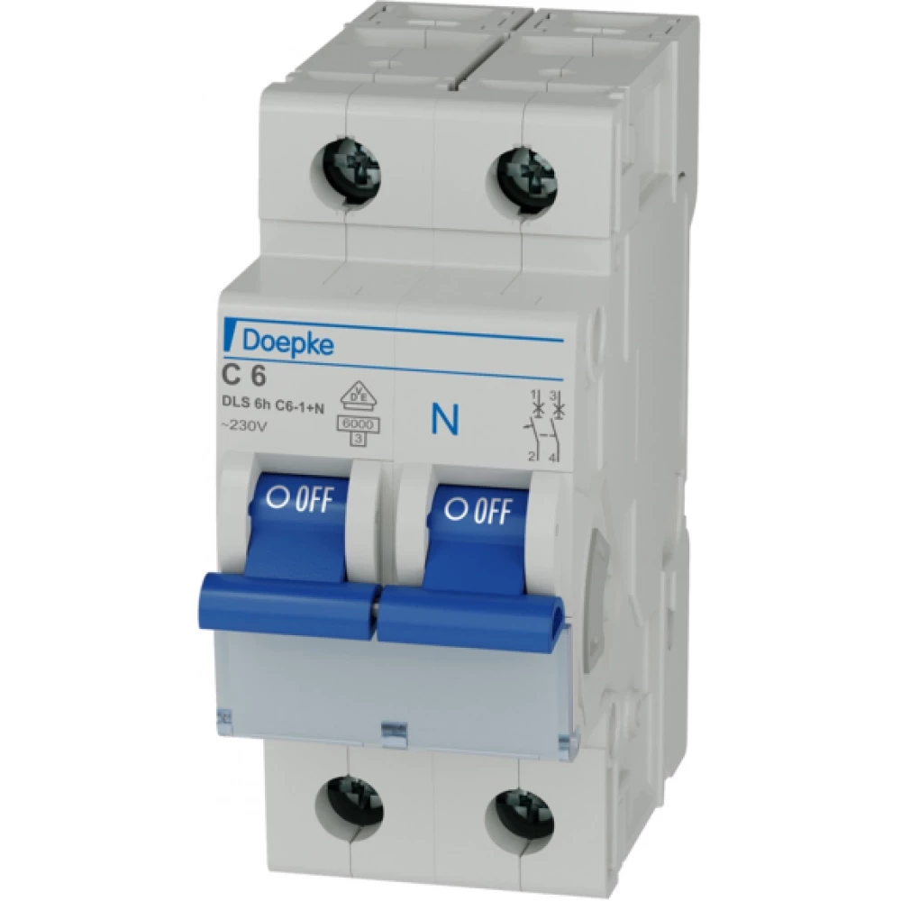 Doepke Inst.aut. DLS 6H 6ka 6a/C-kar./1P+N