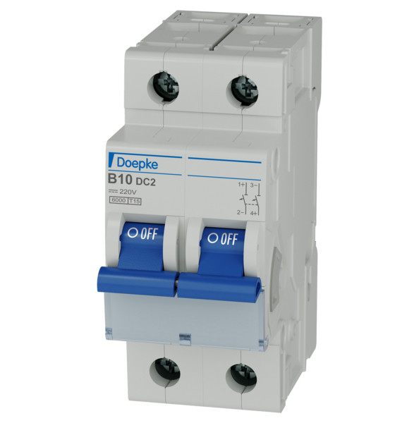 Doepke Inst.aut. DLS 6H DC 6ka 10a/B-kar./2P
