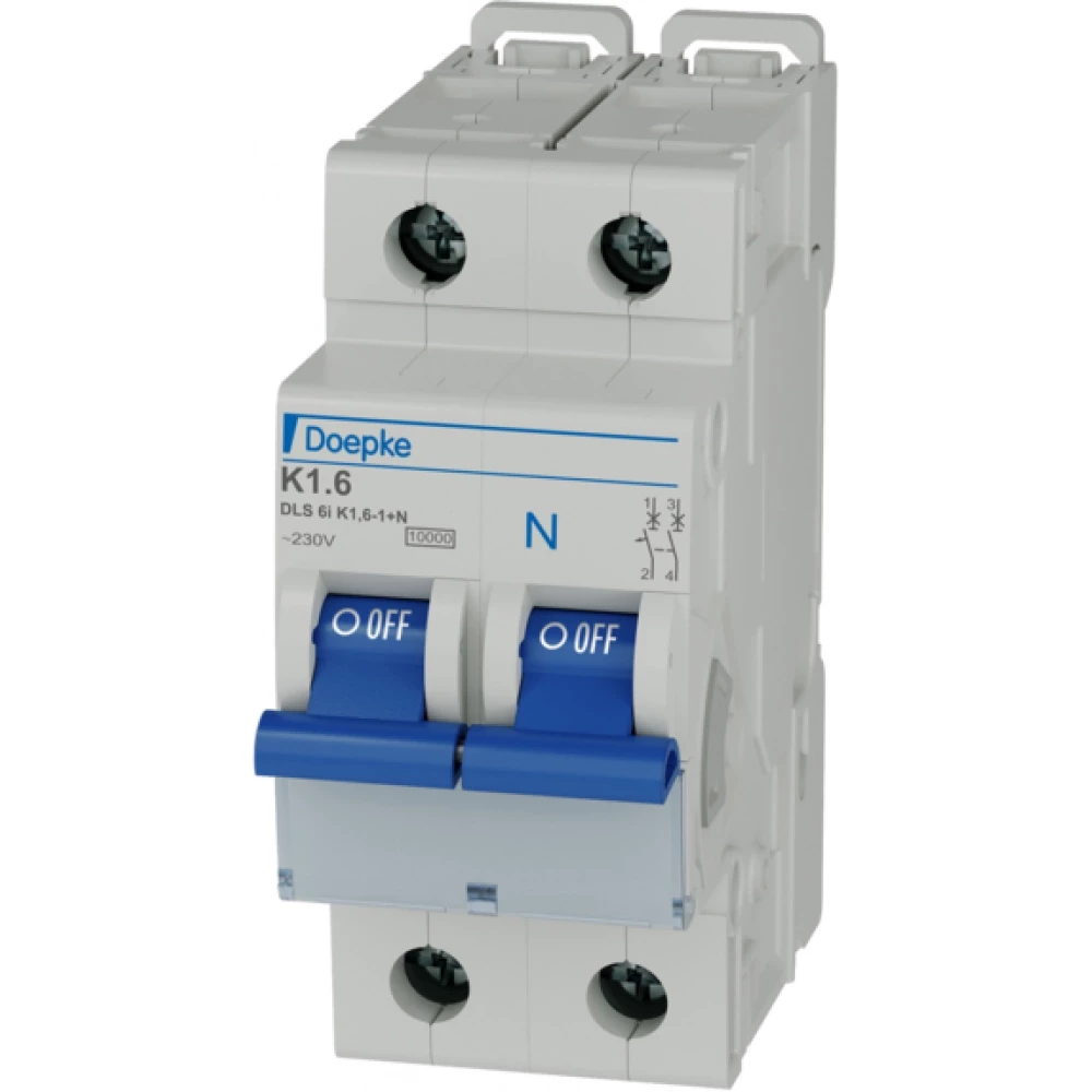Doepke Inst.aut. DLS 6i 10ka 1,6a/K-kar./1P+N