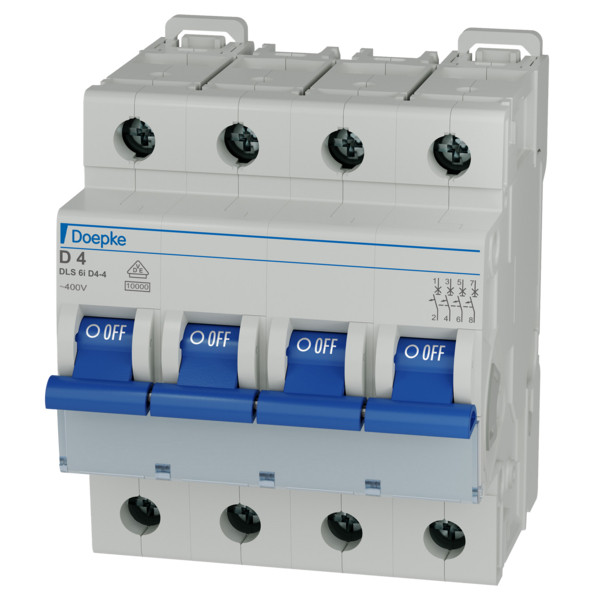 Doepke Inst.aut. DLS 6i 10ka 4a/D-kar./4P