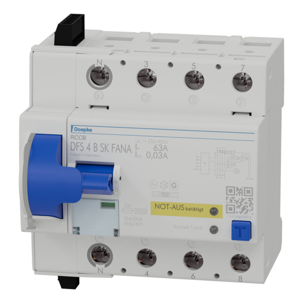 Doepke Kern assortiment Aardlek DFS4B 63a/30ma/4P SK fna24dc