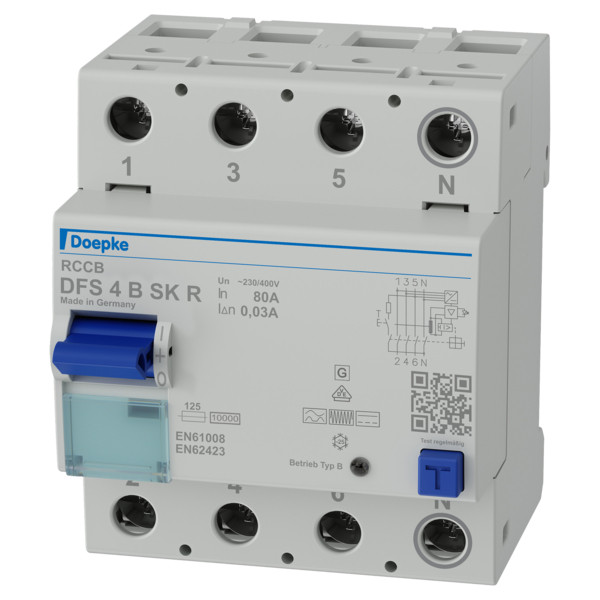 Doepke Kern assortiment Aardlek DFS4B 80a/30ma 4P SK R