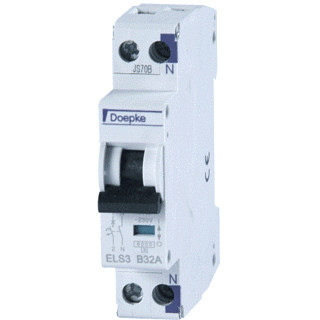 Doepke Kern assortiment installatieautomaat B karakteristiek 6a 2P 1 beveiligd incl nul 1te