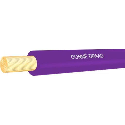 Donné VMDS montagedraad 1x1mm² eca PVC 70°C violet 100M doos 009573D3