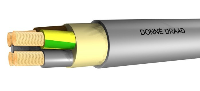 Donn&eacute; YMZ1K SS b2ca installatiekabel 1x70mm&sup2; koper b2ca 1M D33118NN