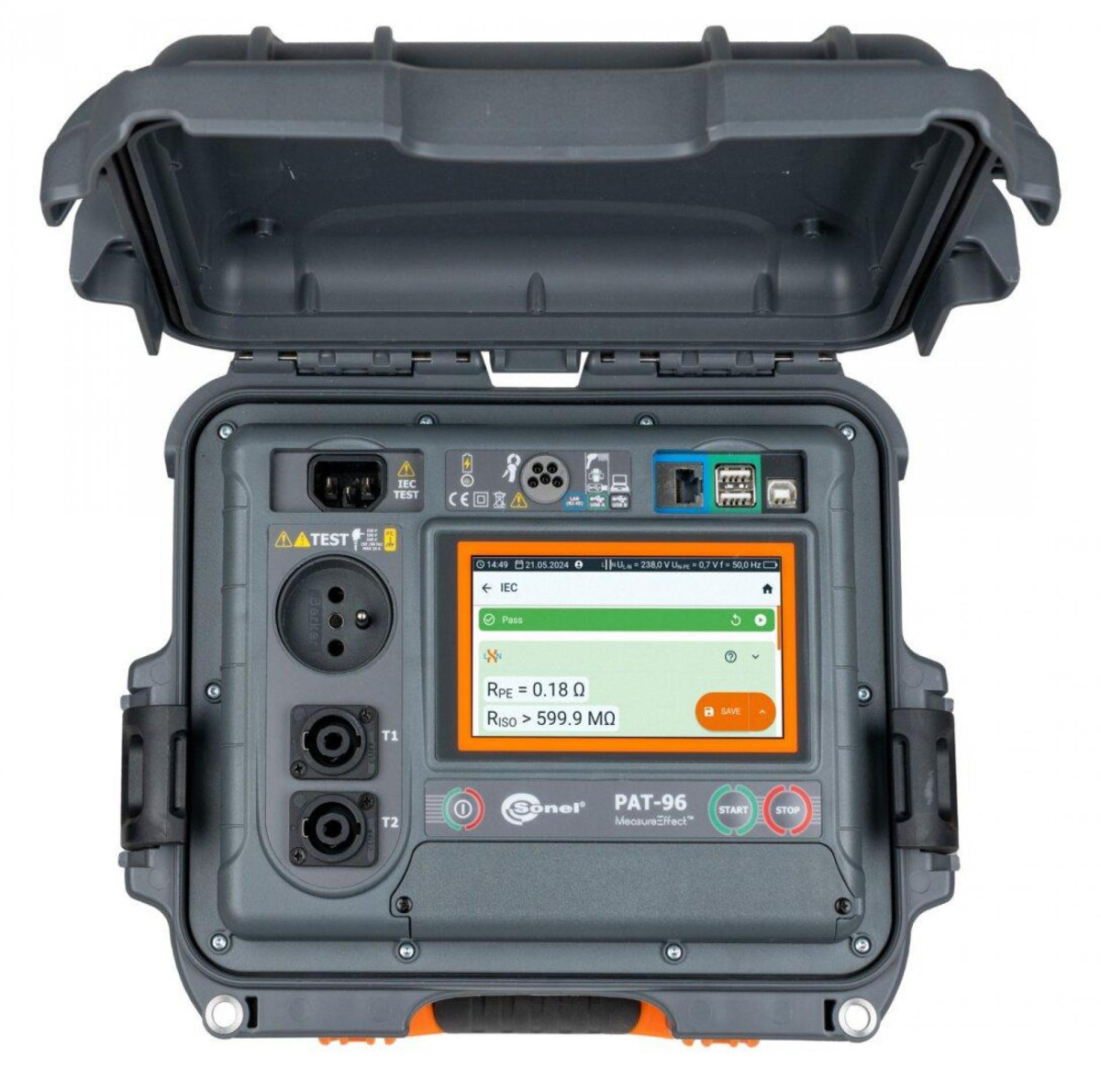 Draagbare Apparatentester inclusief lasnorm