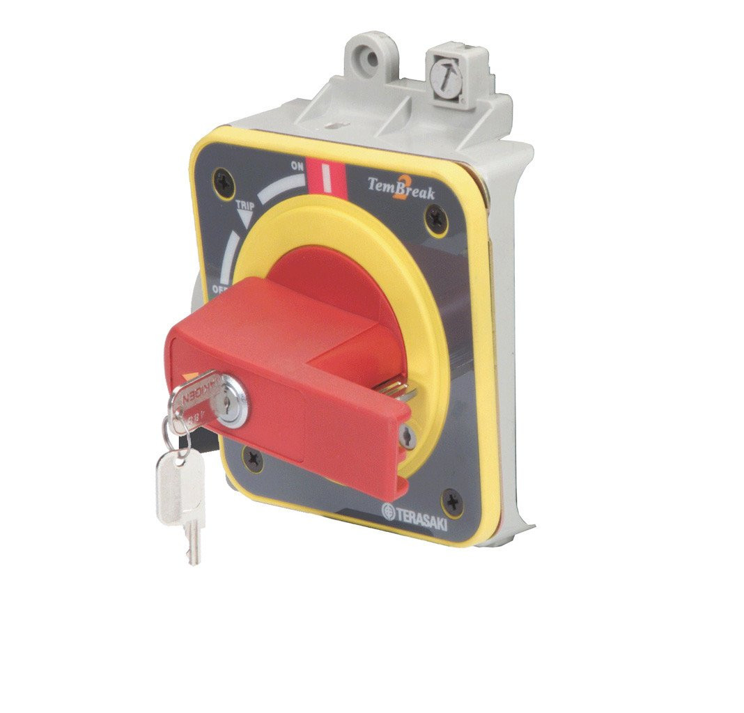 Hager Terasaki Draaibediening Direct rood ip3x met sleutelvergrendeling