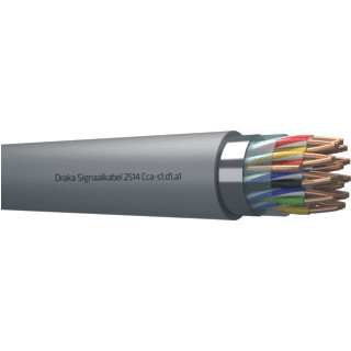 Draka 2500 cca signaalkabel grijs 14x2x0,8MM - 500MTR