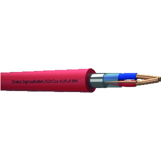Draka 2500 cca signaalkabel 1x2x1mm grijs