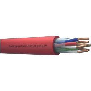 Draka 3400 BM cca signaalkabel 6x2x0,8MM rood 826365H5